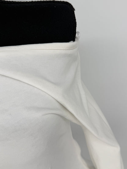 ZARA Women’s White One-Shoulder Fitted Top – Size S