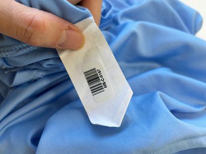 Women’s Light Blue Romper with Puffy Skirt Hem size m