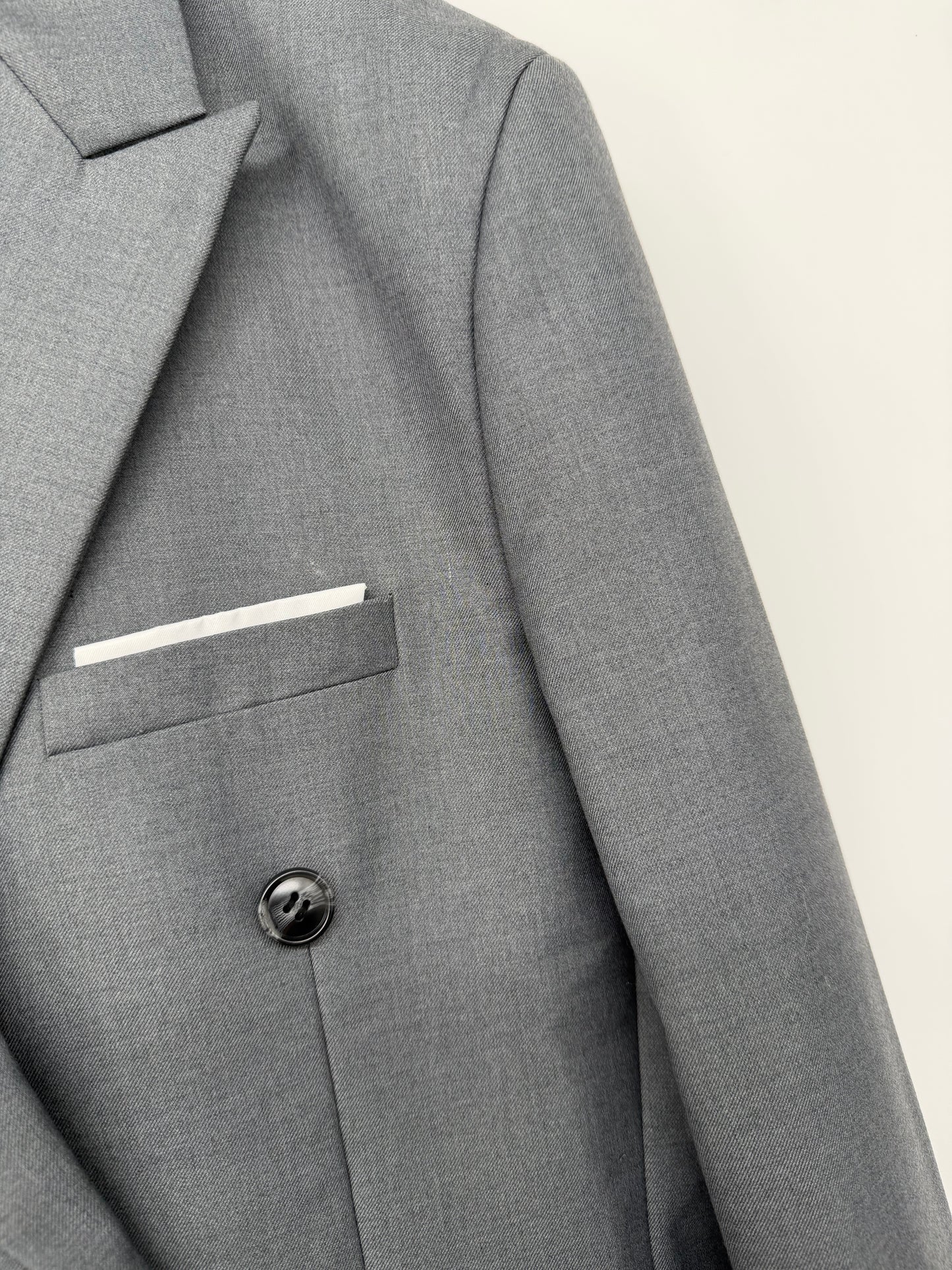 COOFANDY Men’s Gray Suit Set (Blazer & Pants) – Size 42