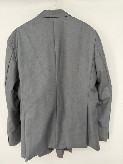 COOFANDY Men’s Gray Suit Set (Blazer & Pants) – Size 42