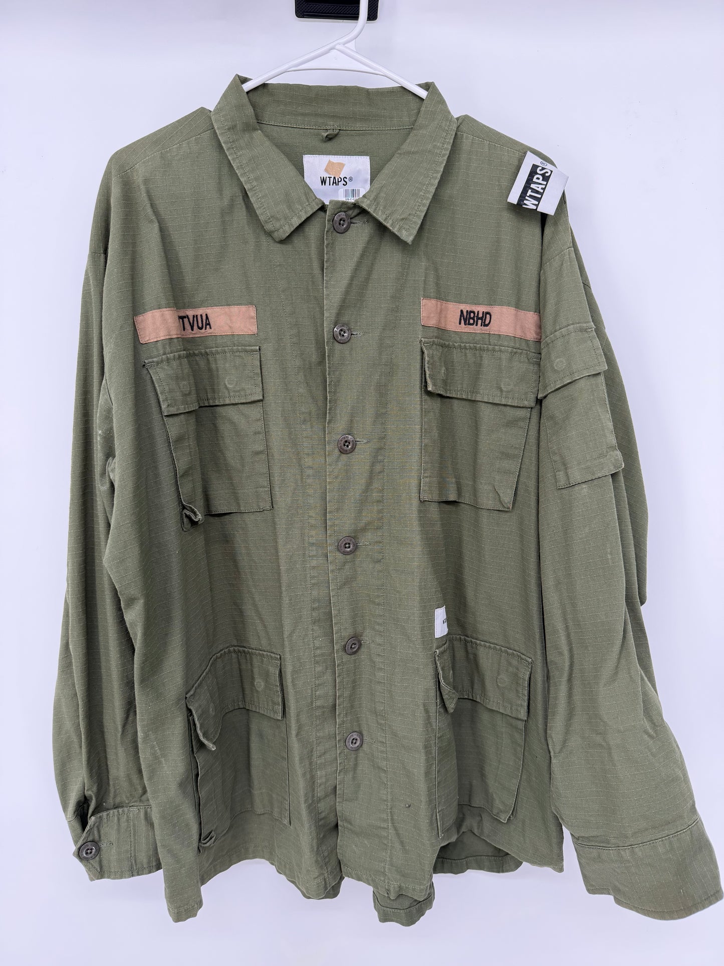 WTAPS Men’s Green Shirt Jacket – Estimated Size M–L