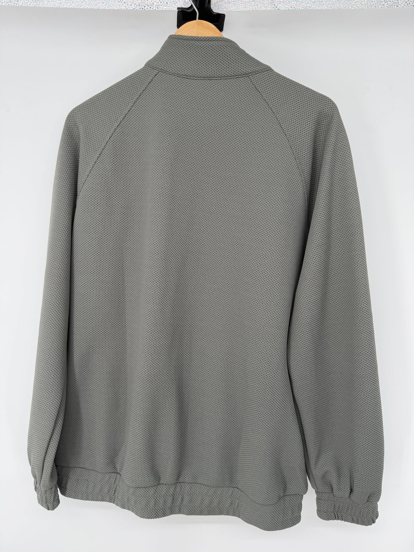 Men’s Dark Gray Stand Collar Sports Jacket size m