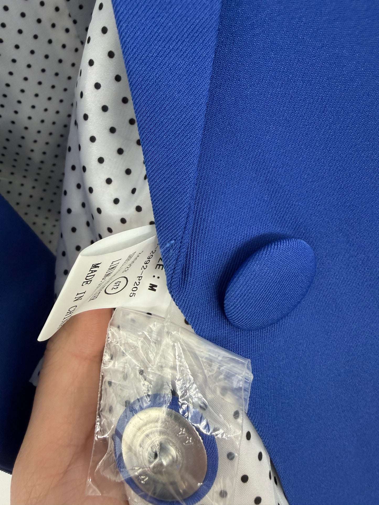 Men’s Blue Suit Jacket size m