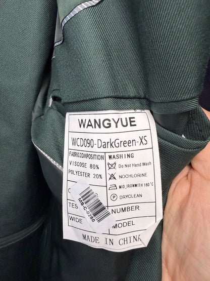 Men’s Emerald Green Suit Jacket size xs