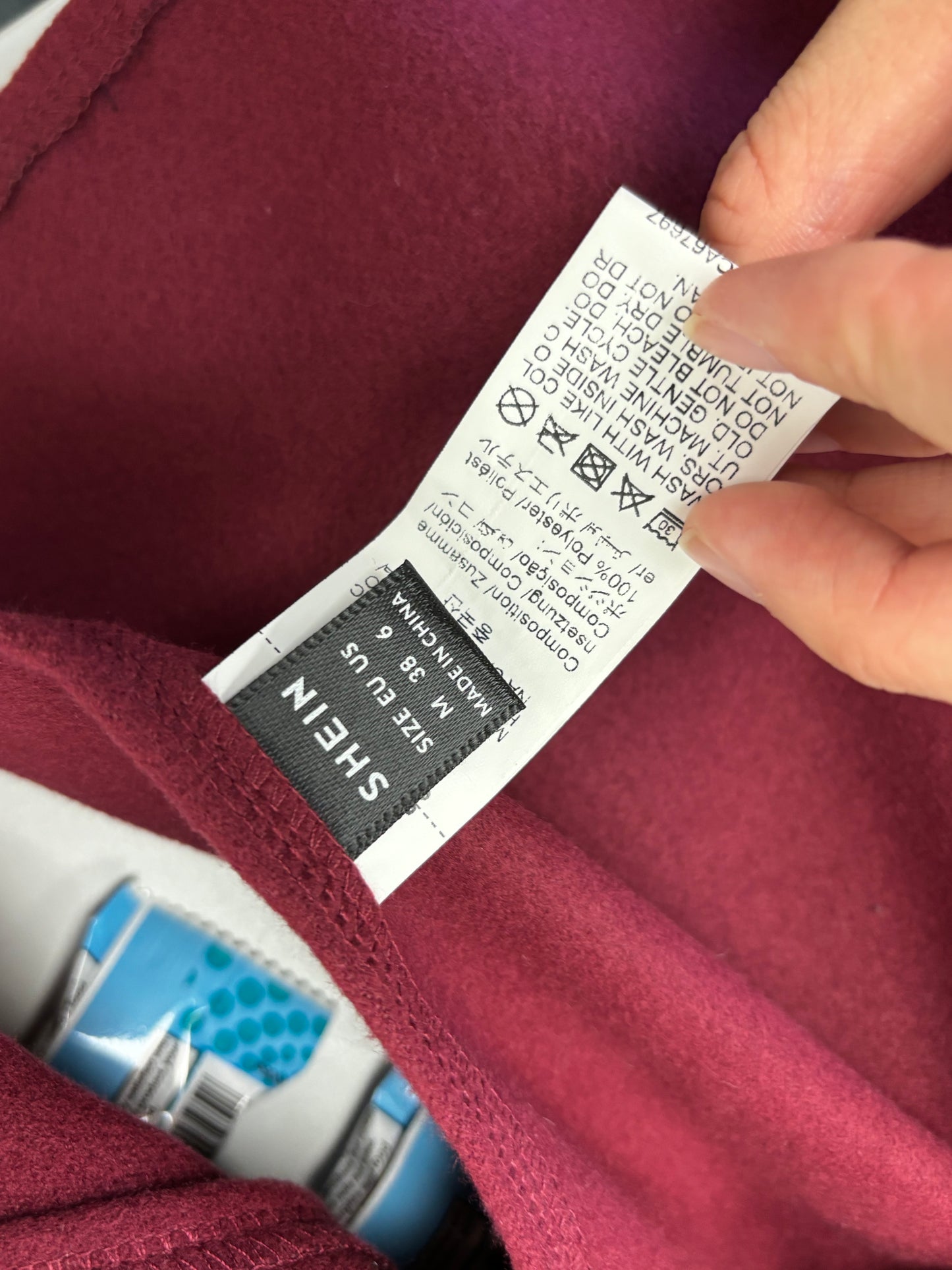 Women’s Red Wool Blend Short Coat size m