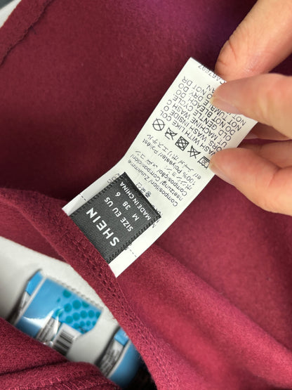 Women’s Red Wool Blend Short Coat size m