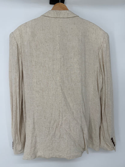 Men’s off-white Heavy Wool Suit Jacket size l