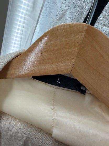 Men’s off-white Heavy Wool Suit Jacket size l