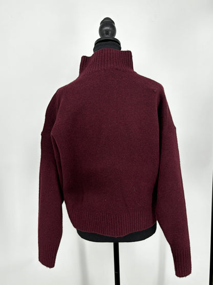 Women’s Burgundy Turtleneck Sweater size m