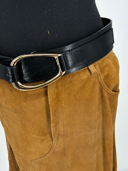 Women’s Brown Corduroy Midi Skirt size no