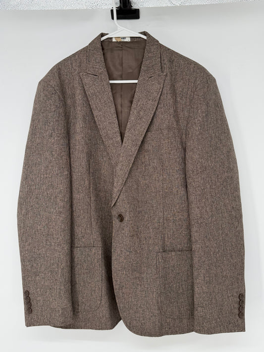 Men’s Brown Gray Casual Blazer size xl
