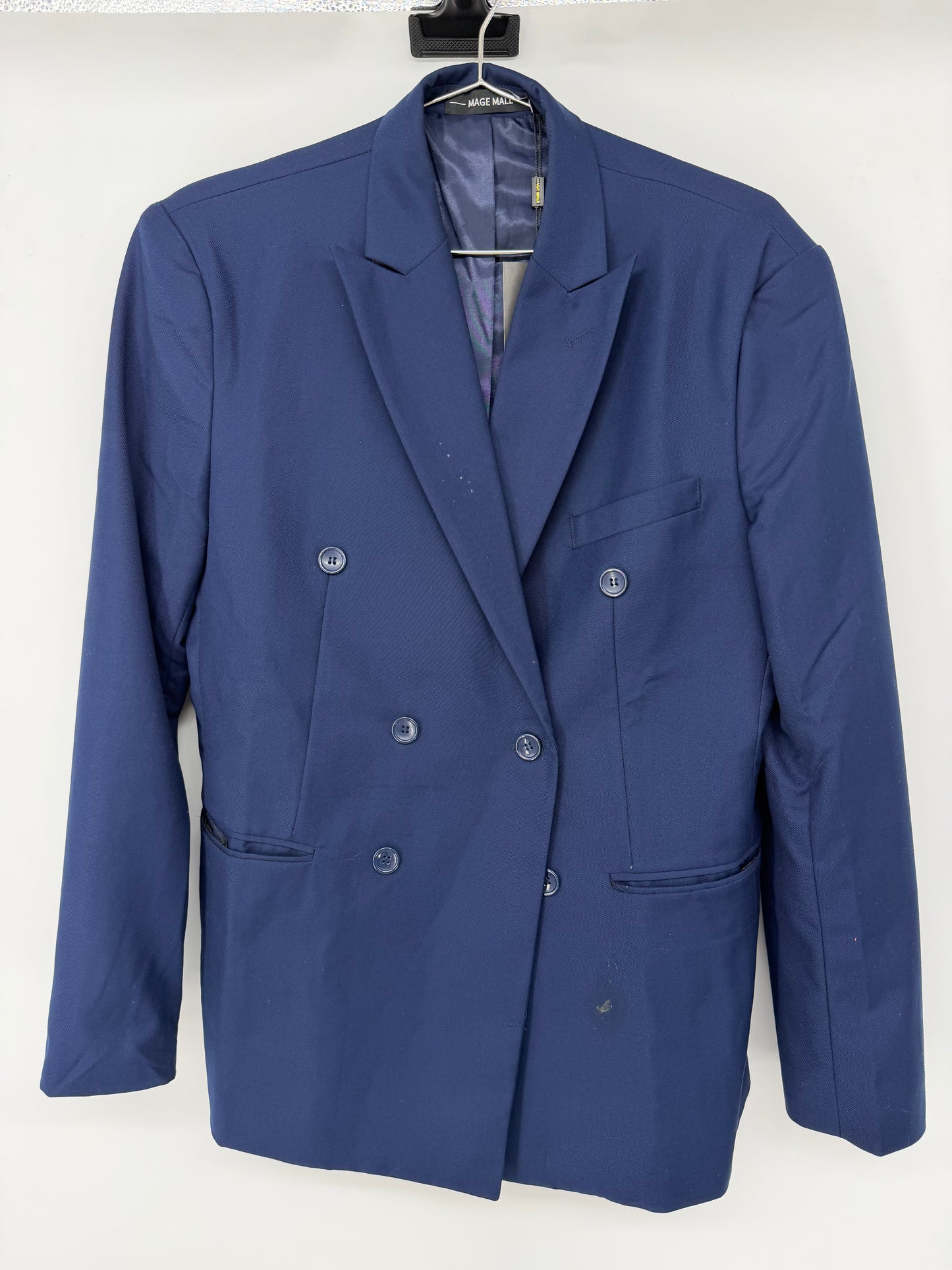 Men’s Blue Tailored Suit Jacket size m