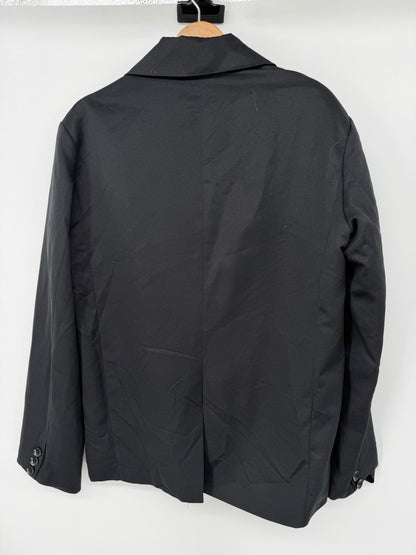 Men’s Black Contrast Lapel Blazer size m