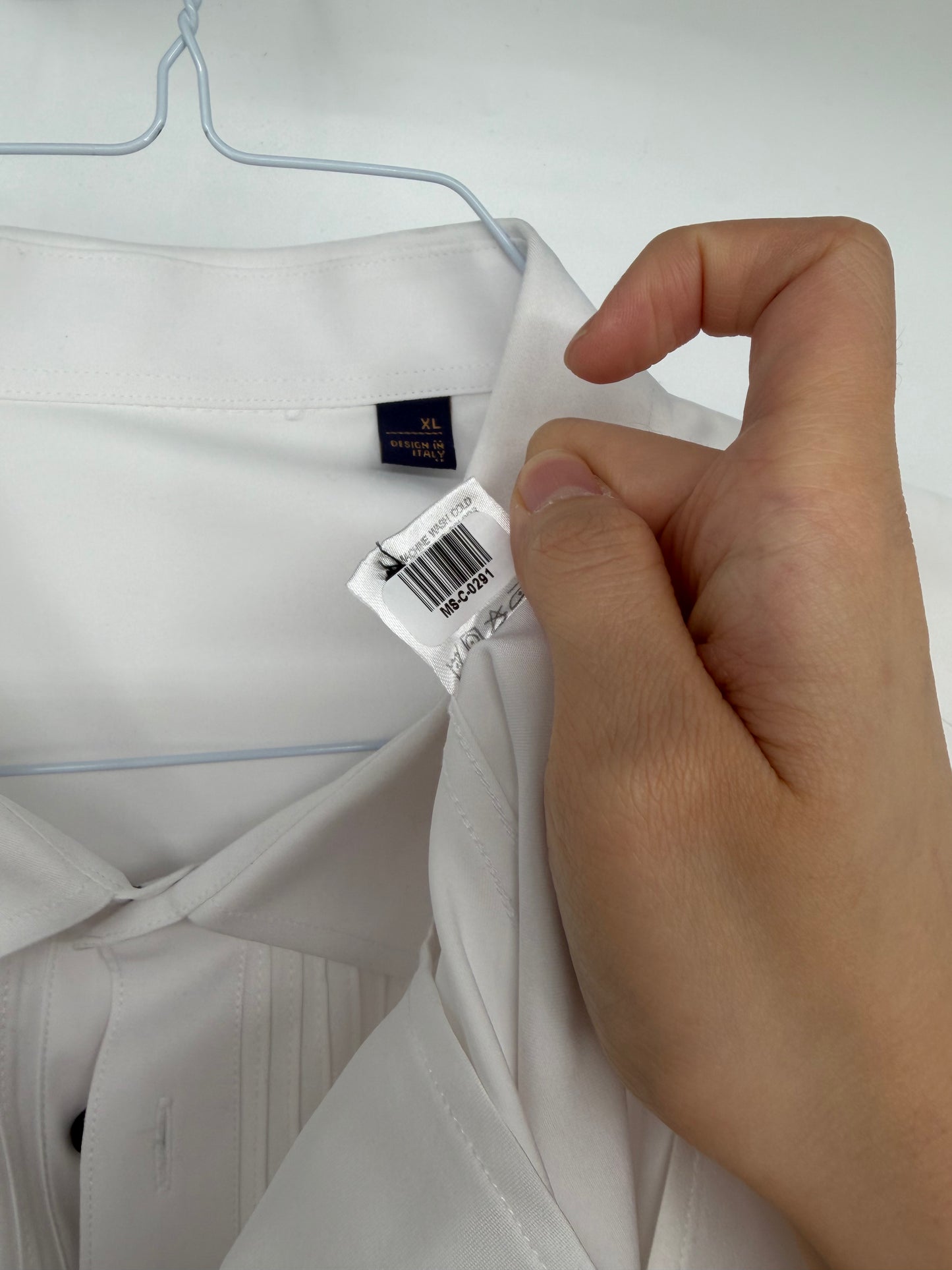 Men's White Dress Shirt – Size XL