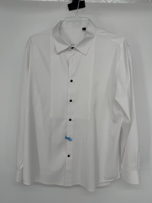 Men's White Dress Shirt – Size XL