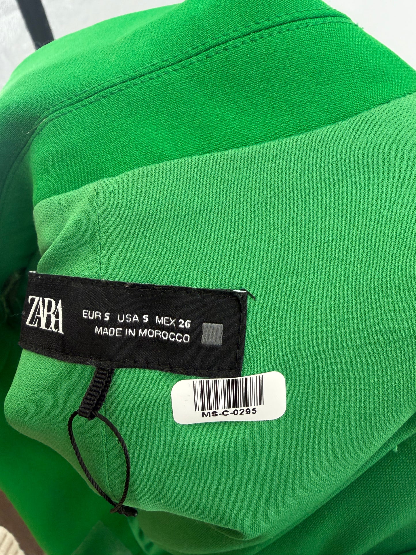 ZARA Women's Green Dress – Size S