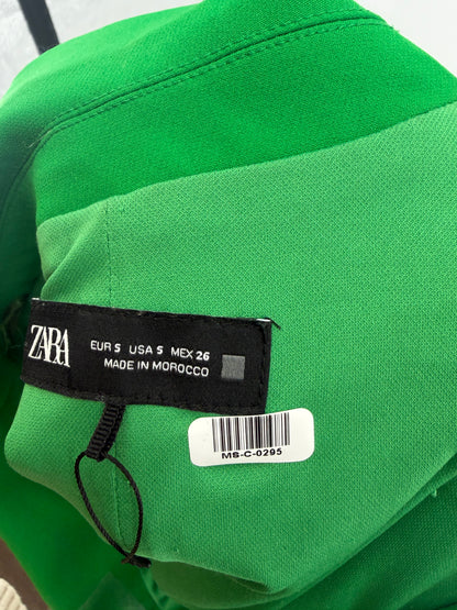 ZARA Women's Green Dress – Size S