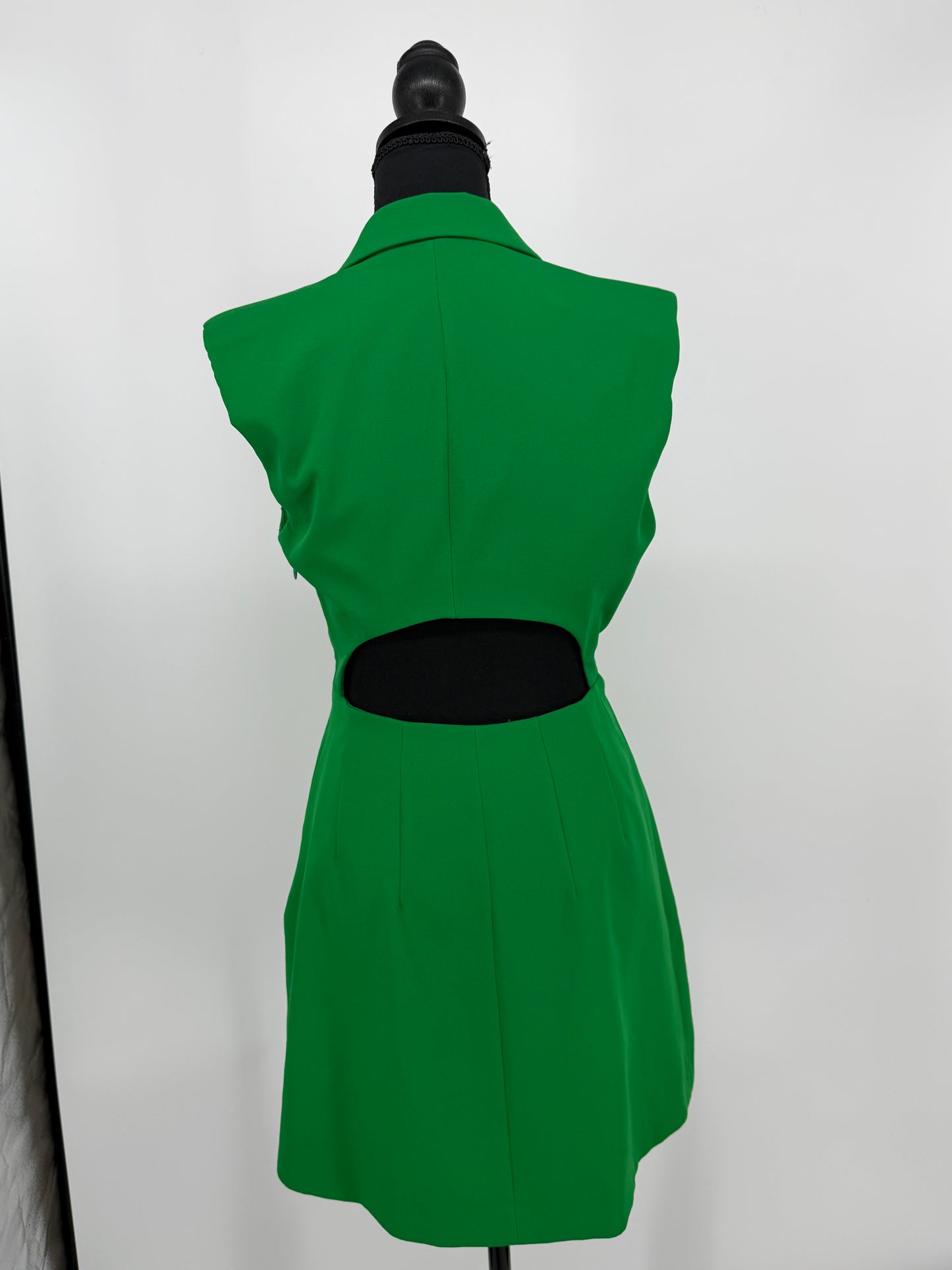 ZARA Women's Green Dress – Size S