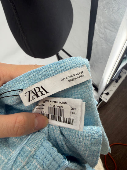 ZARA Women's Blue Tank Top – Size S
