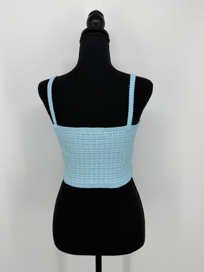 ZARA Women's Blue Tank Top – Size S