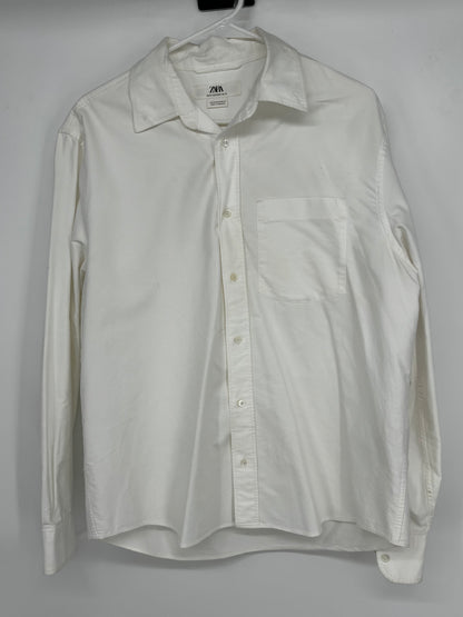 Zara Men’s white Shirt size m