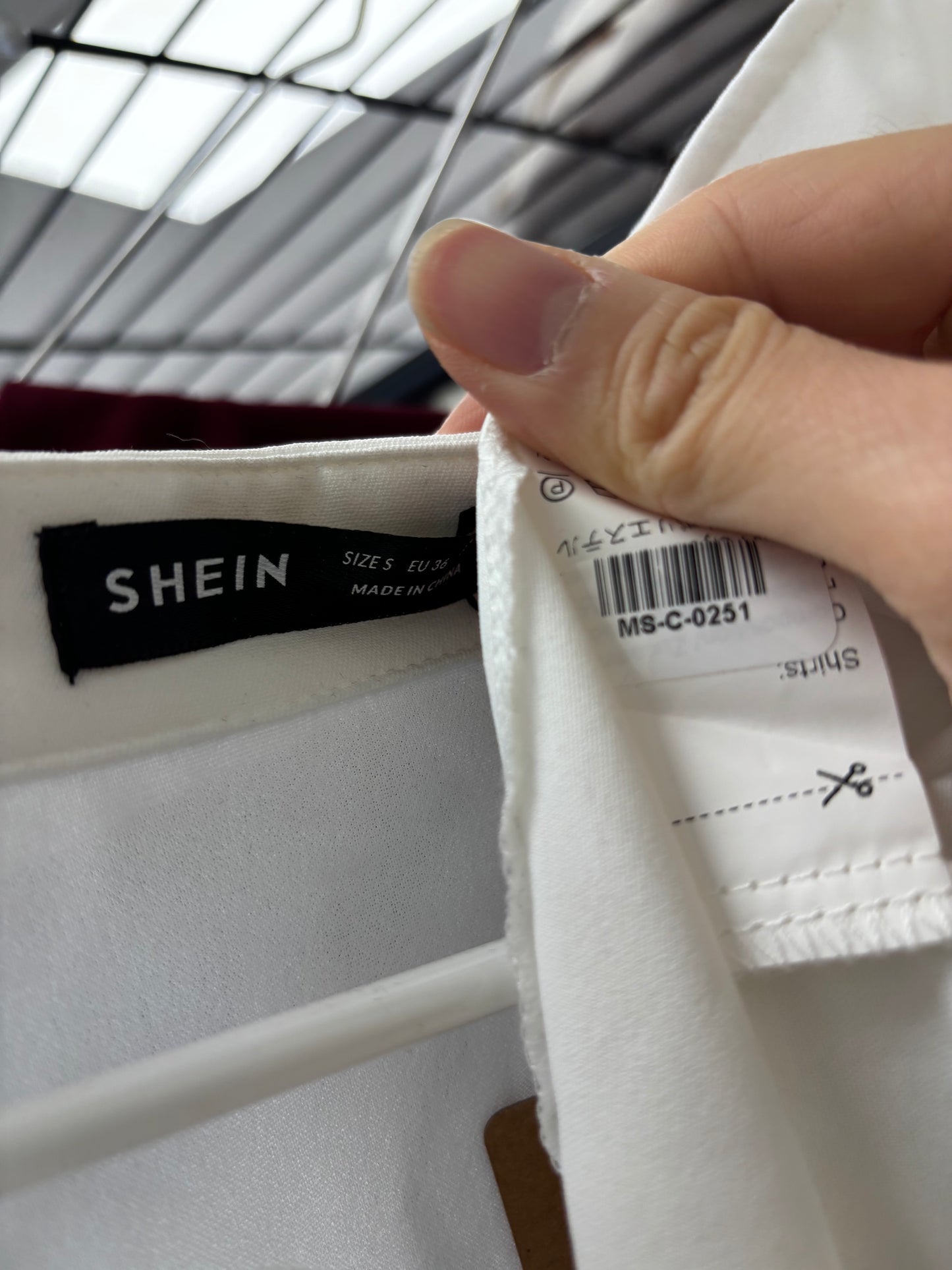 Men’s Casual White Shirt size s