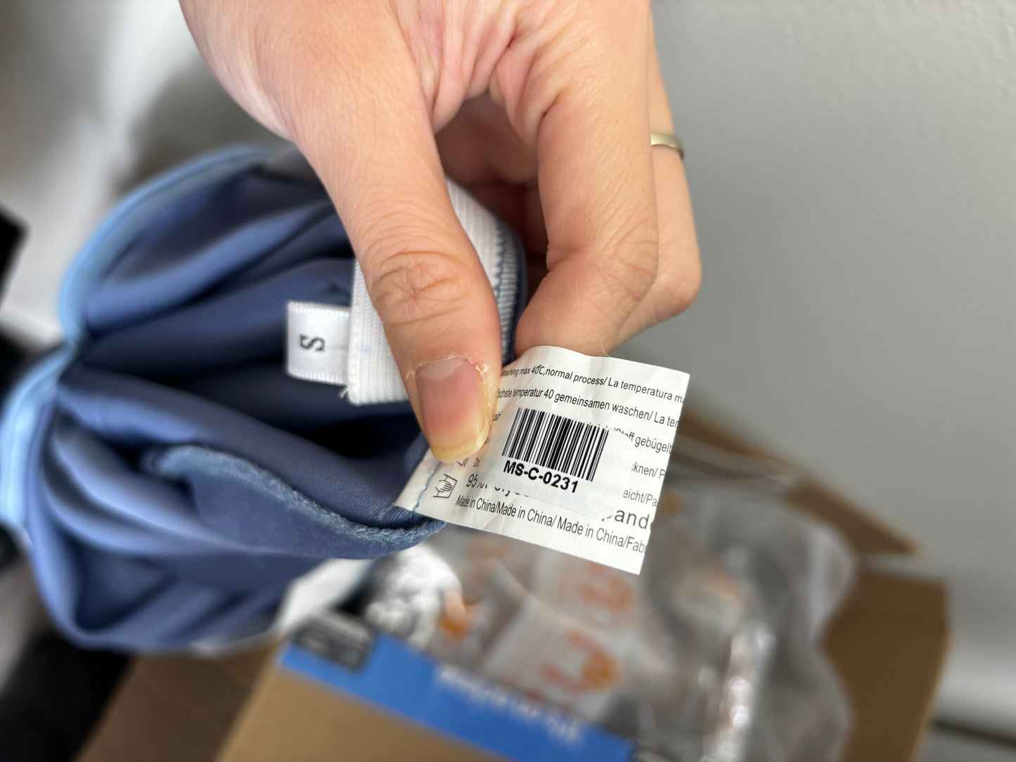 Women's Blue Silk Skirt – Size S