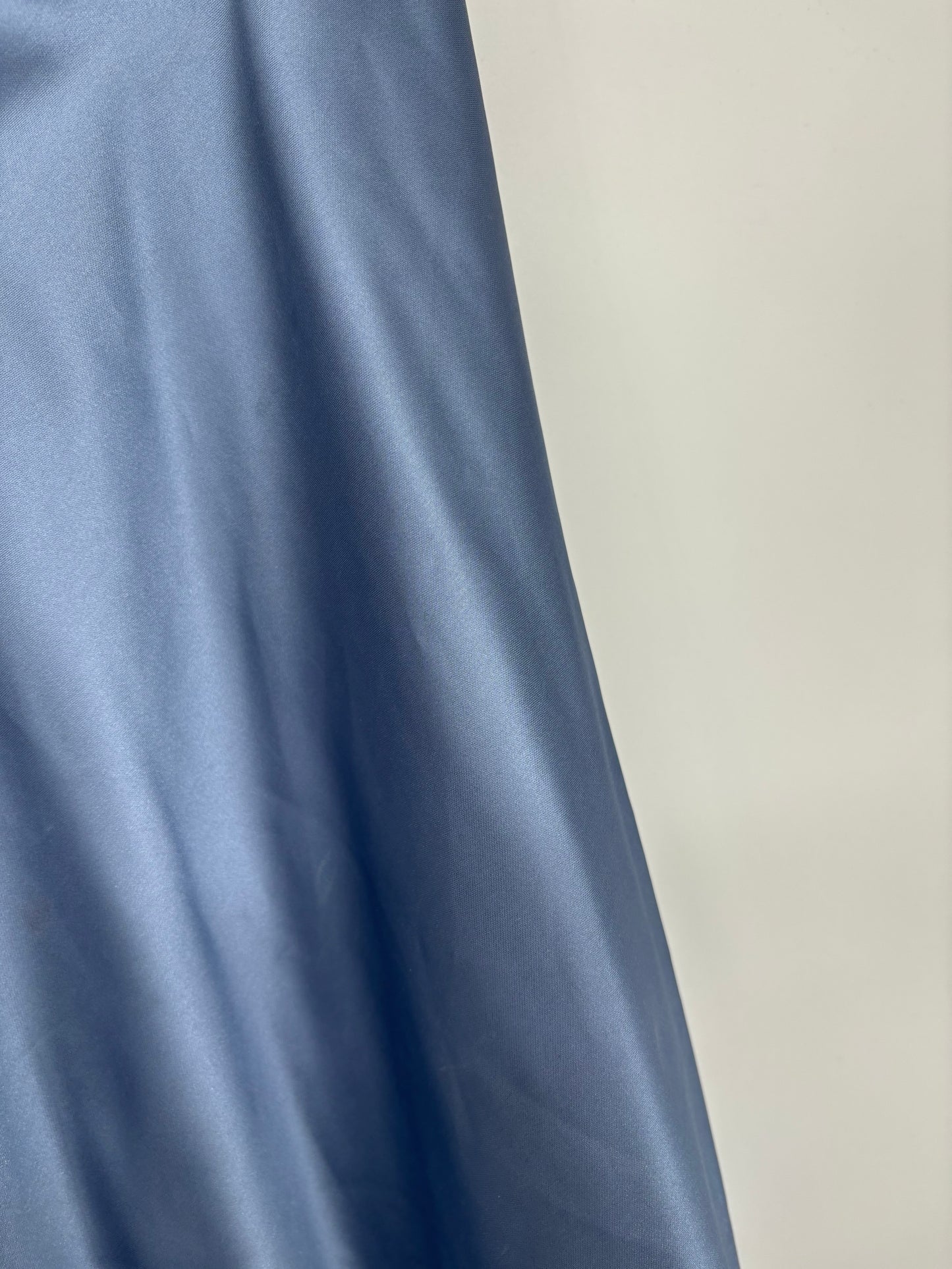 Women's Blue Silk Skirt – Size S