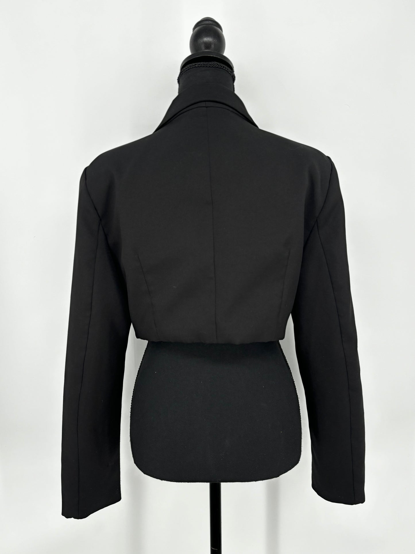 Women's Black Tie-Waist Blazer – Size S