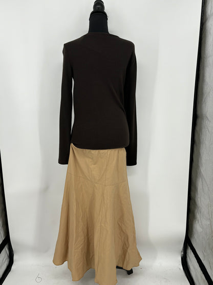 Women's Brown Two-Piece Style Dress – Size M