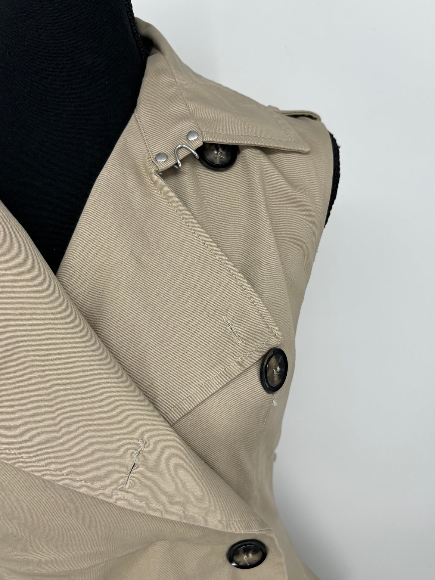 ZARA Khaki Sleeveless Short Dress for Women – Size Medium