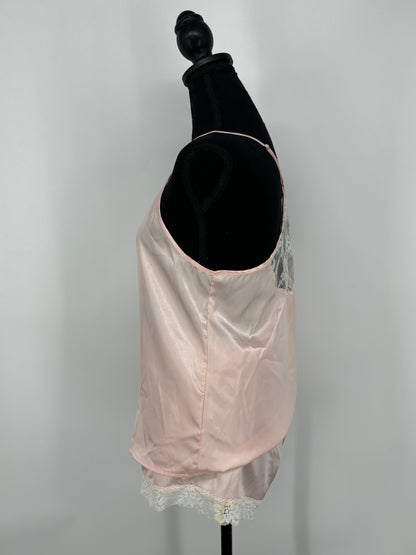 Ekouaer Women's Pink Pajama Set (Cami & Shorts) – Size S