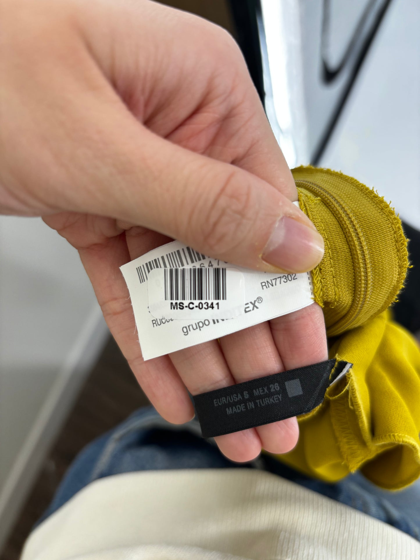 ZARA Women's Yellow-Green Sleeveless Designer Top – Size S