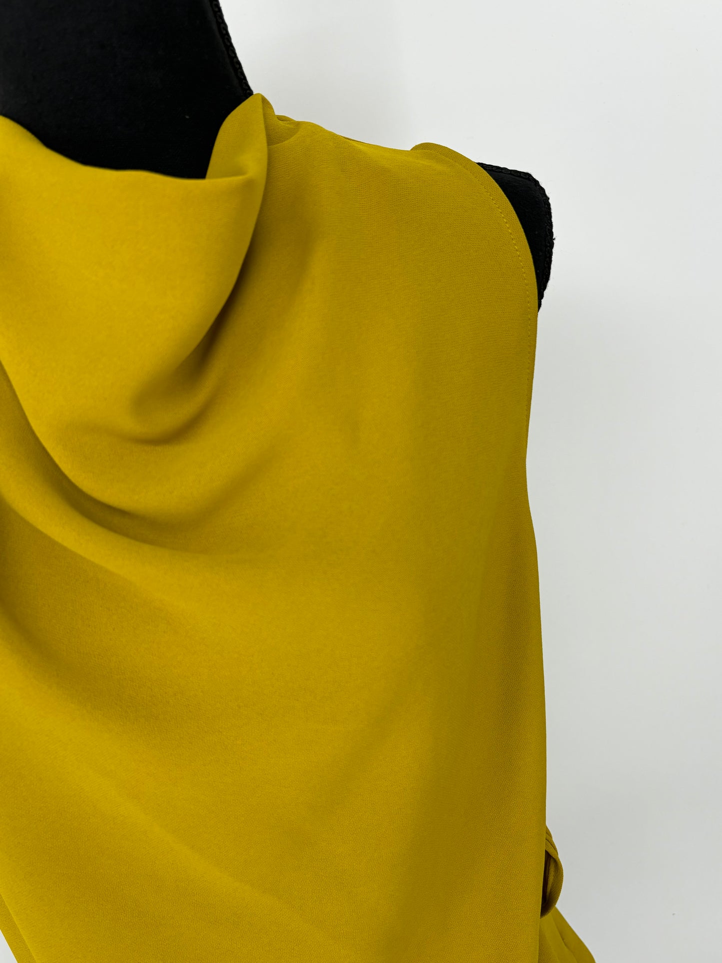 ZARA Women's Yellow-Green Sleeveless Designer Top – Size S