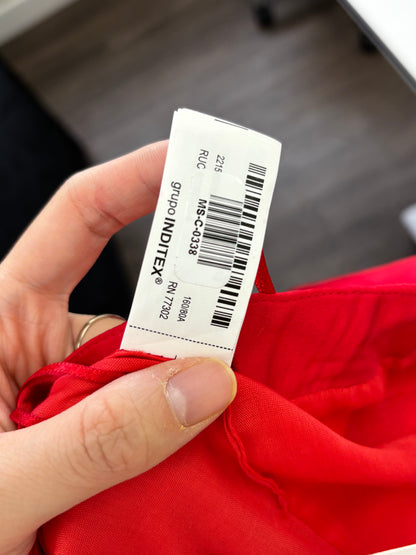 Women's Red Strapless Top – Size XS