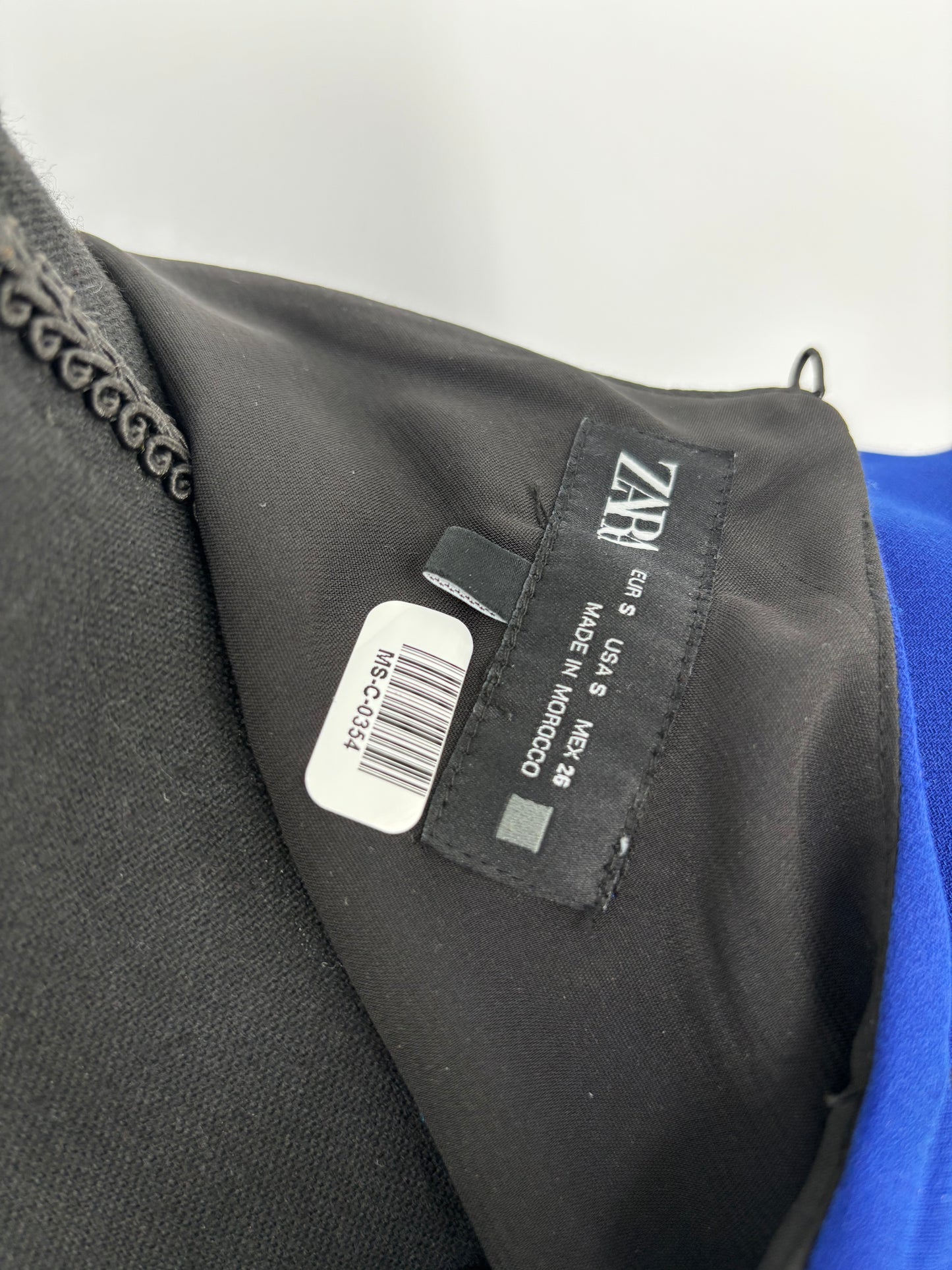 ZARA Women's Dark Blue Maxi Dress – Size S