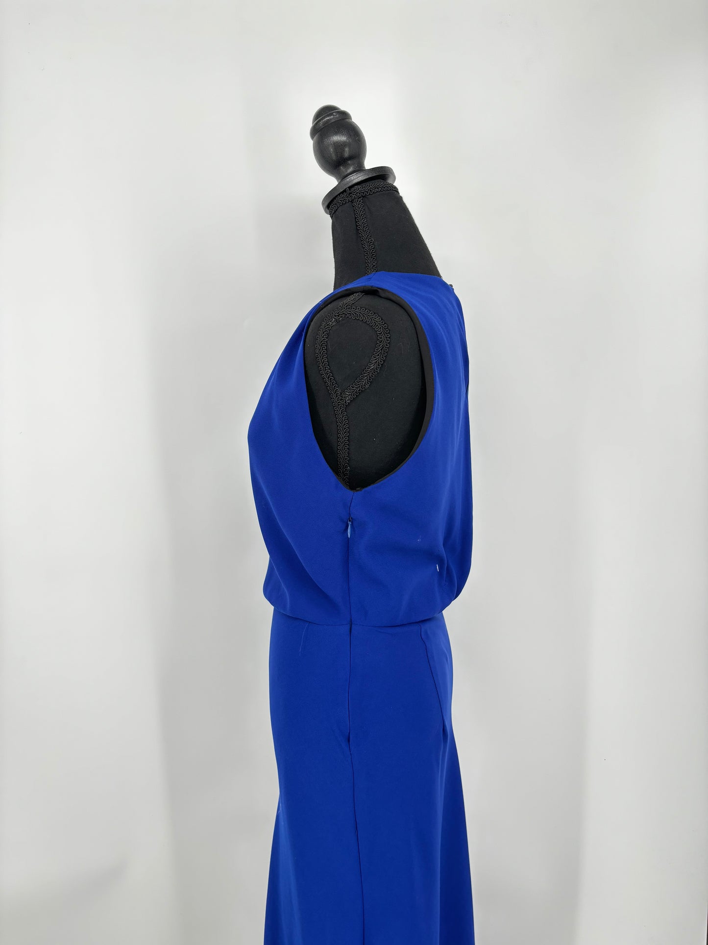 ZARA Women's Dark Blue Maxi Dress – Size S