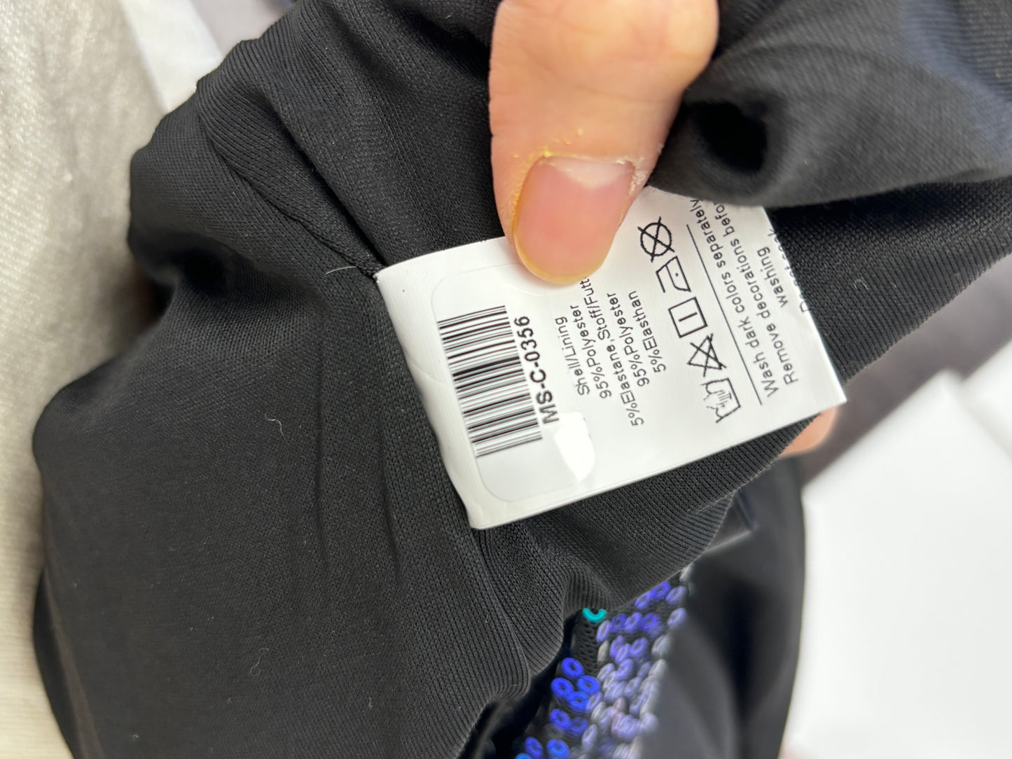 Women's Teal Fitted Sequin Dress – Size M