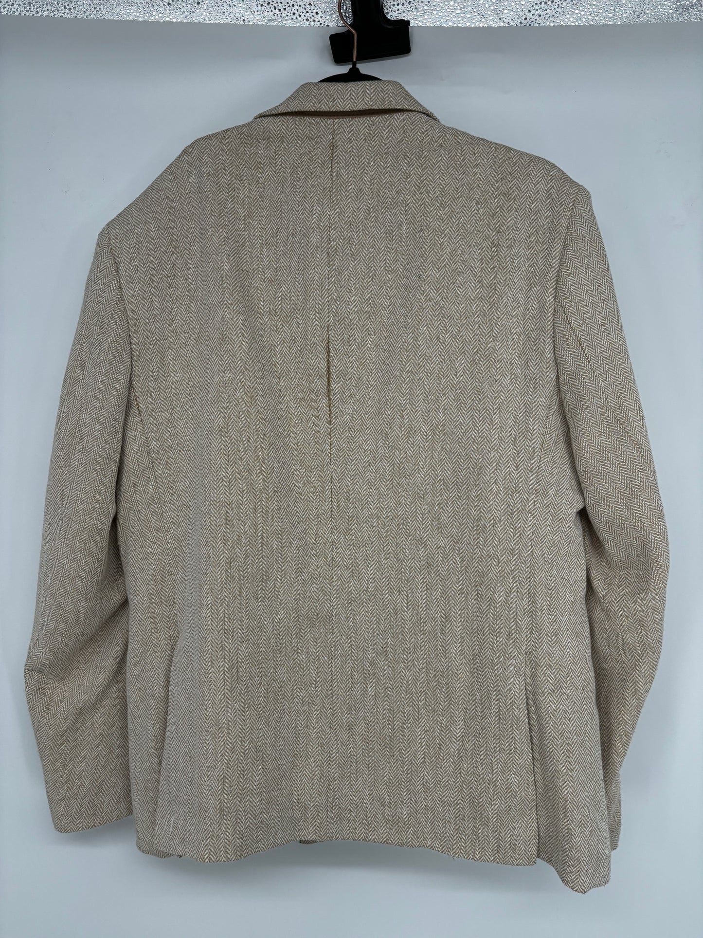 Men’s Light Brown Suit Set with Blazer & Pants – Size L