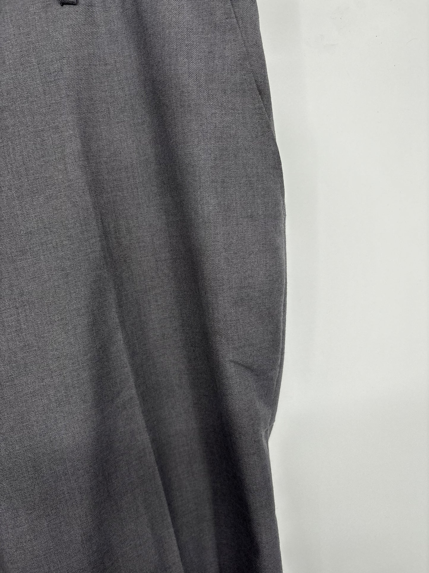 Men’s Black Loose Fit Straight-Leg Dress Pants – Size XL