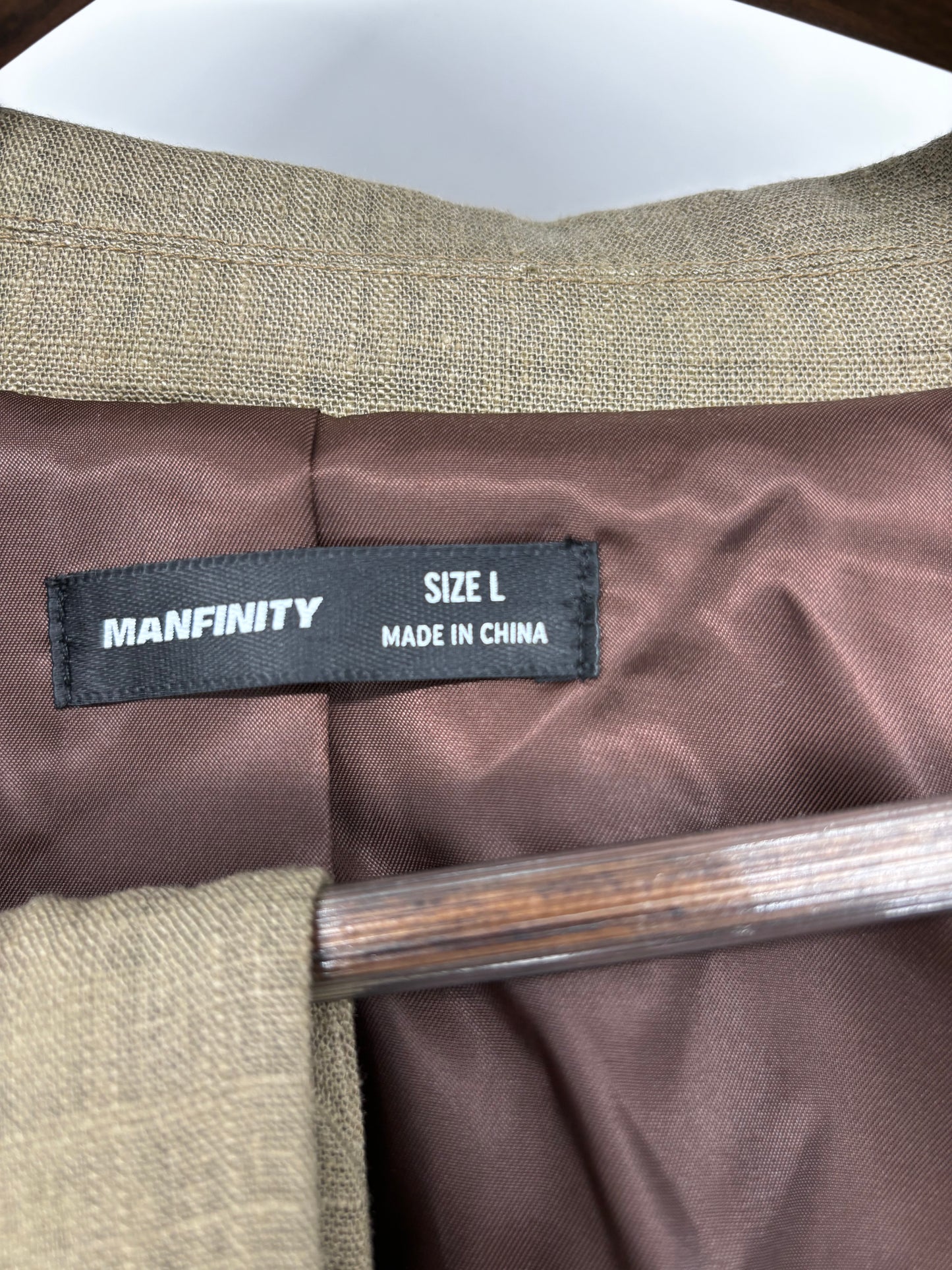 MANFINITY Men’s Brown Blazer – Size L