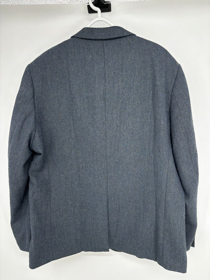 Men’s Navy Blue Suit Jacket – Size XL