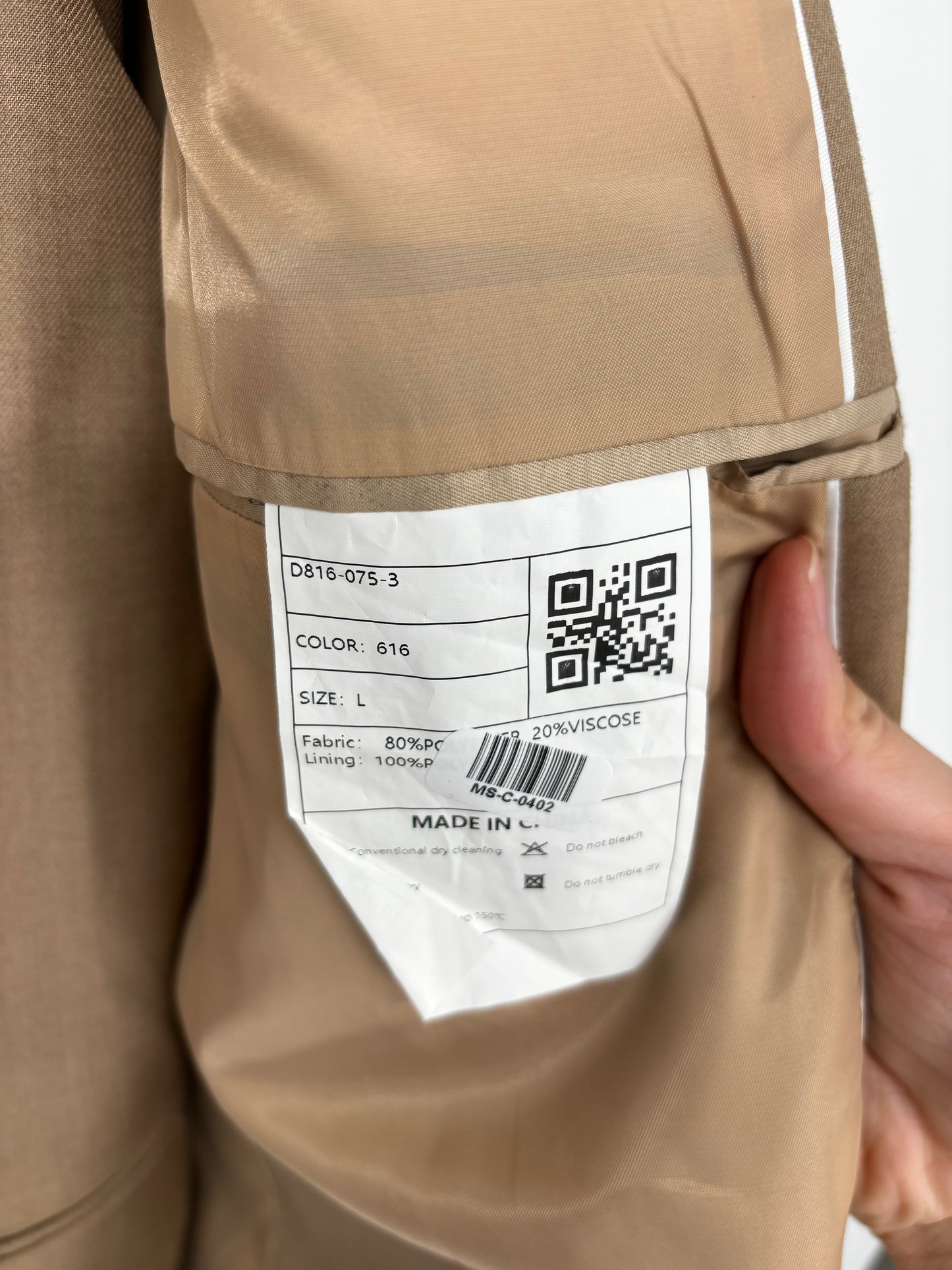 Men’s Brown Blazer – Size L