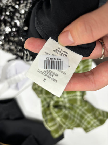 Women’s Silver Sequin Strapless Dress – Size S