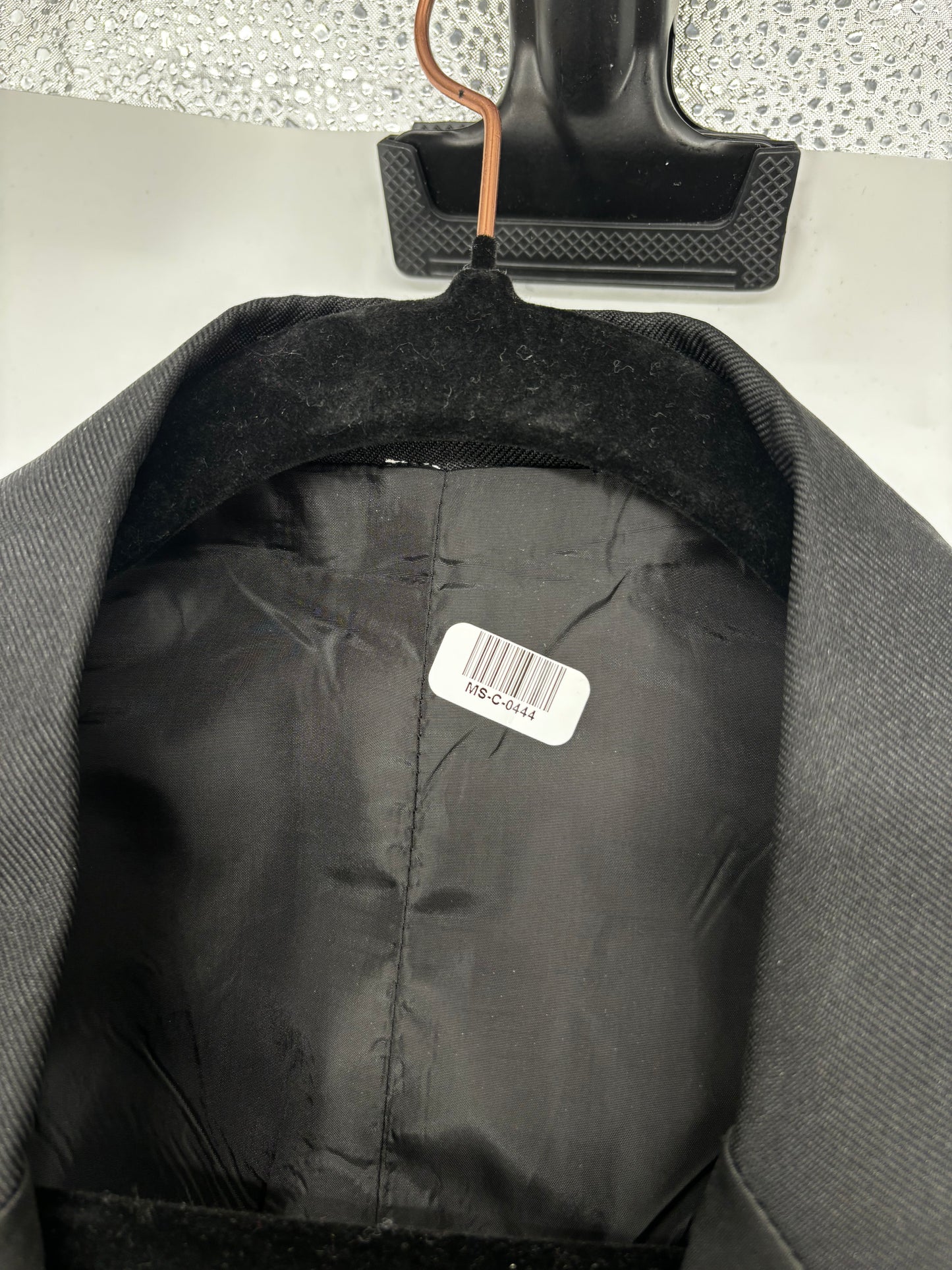 Men’s Black Blazer with Metal Details – Estimated Size L