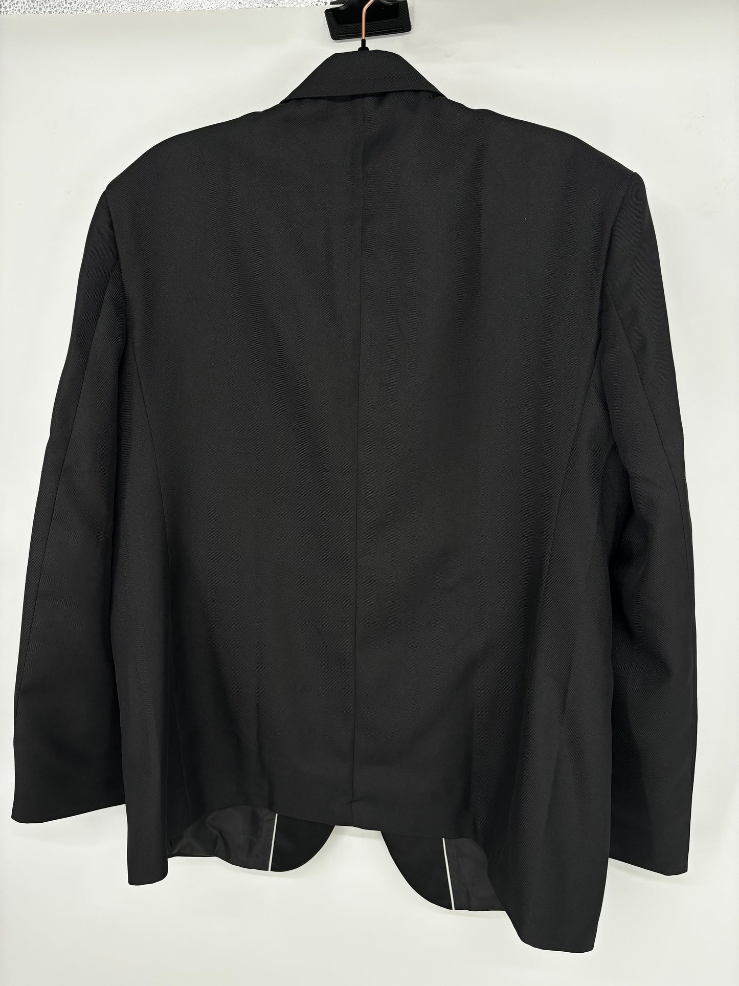 Men’s Black Blazer with Metal Details – Estimated Size L