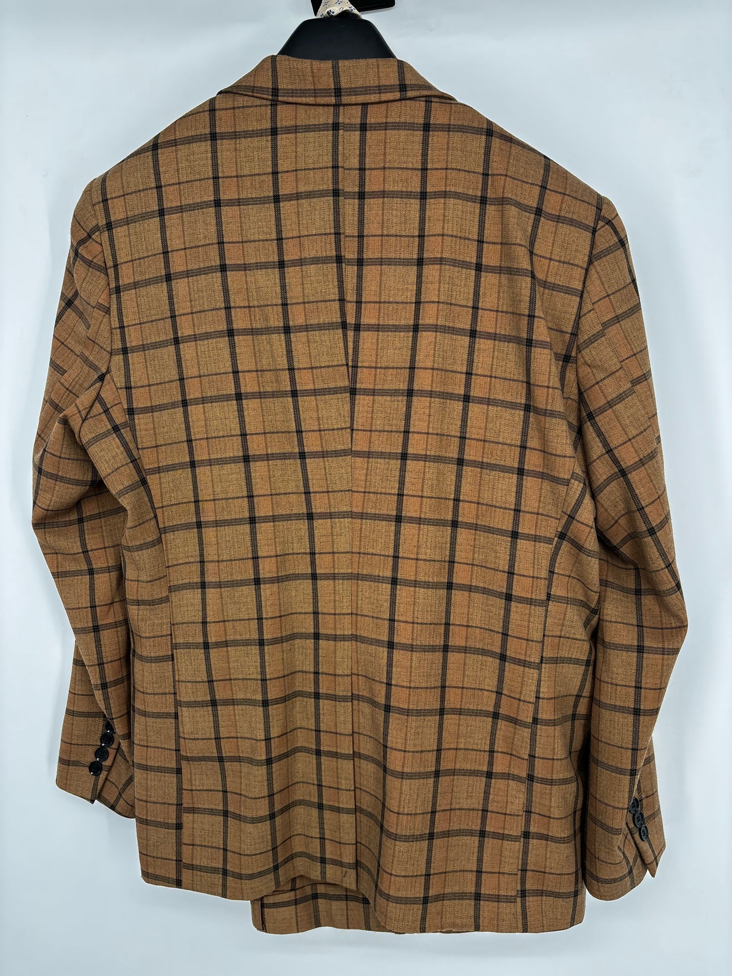 Men’s Brown Plaid Blazer – Size 40
