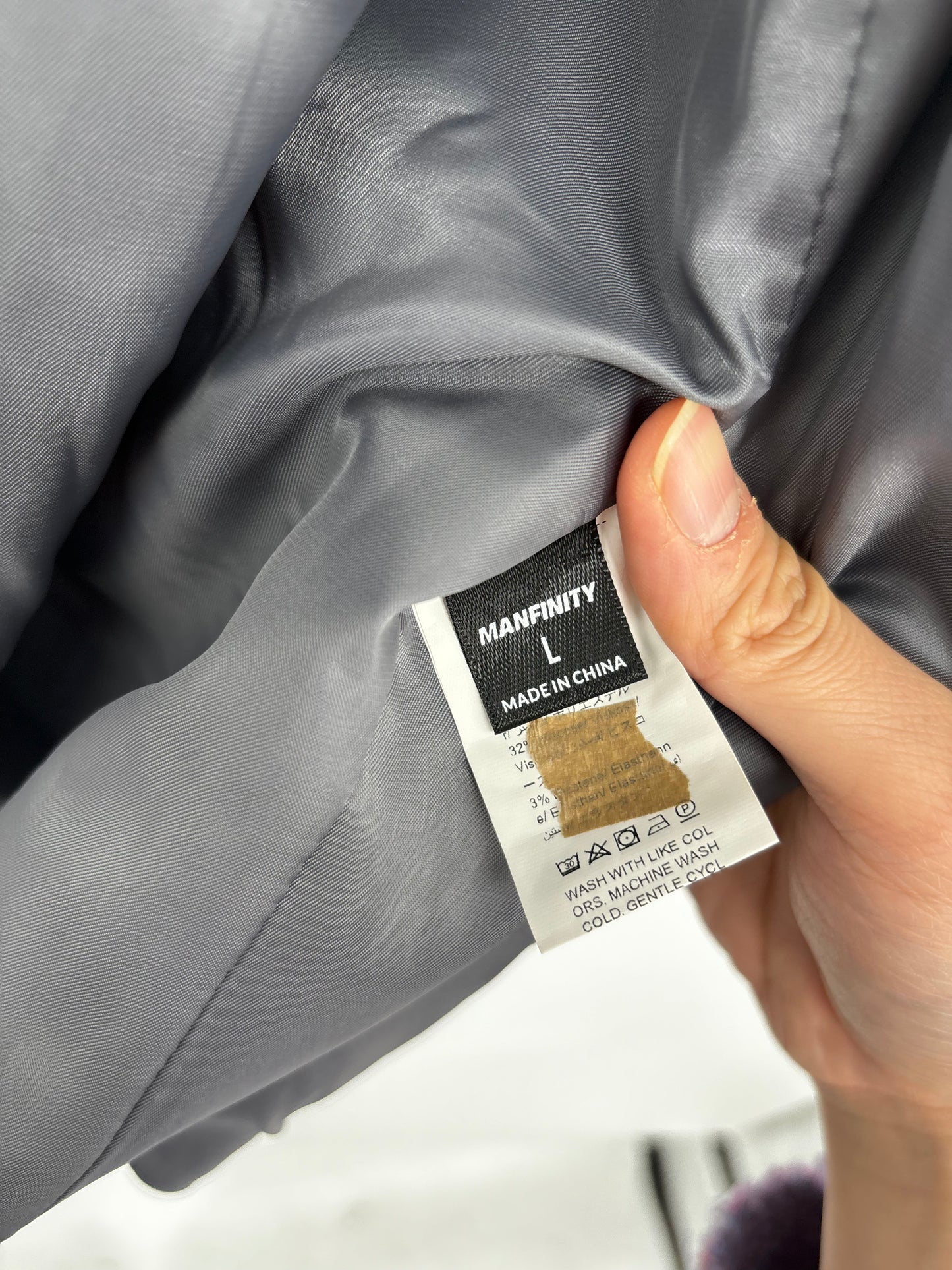 Men’s Dark Gray Suit Vest – Size L