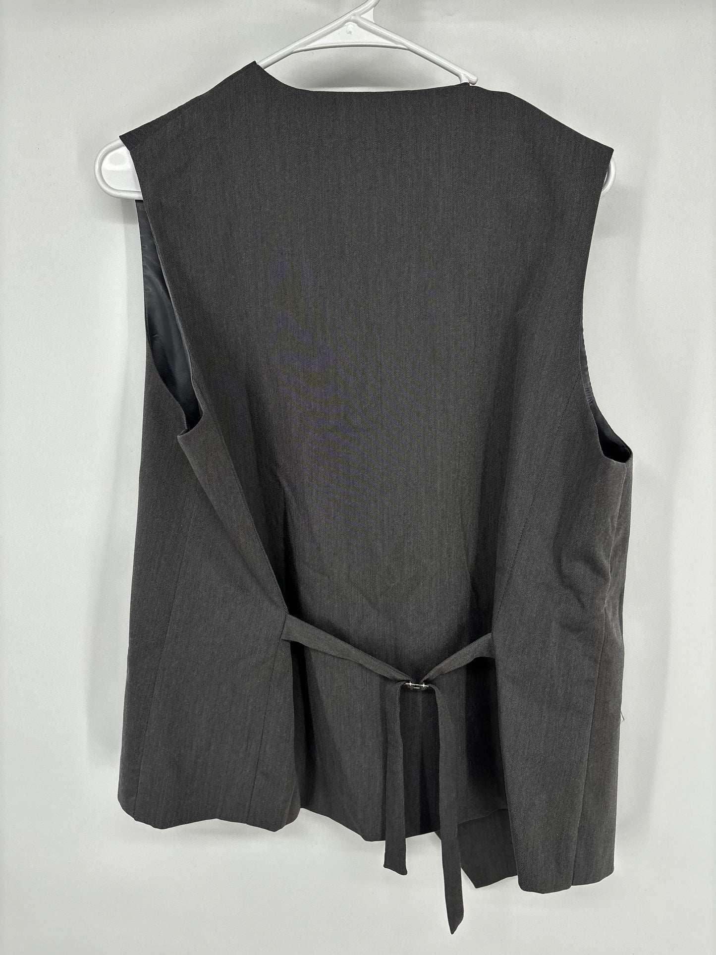 Men’s Dark Gray Suit Vest – Size L