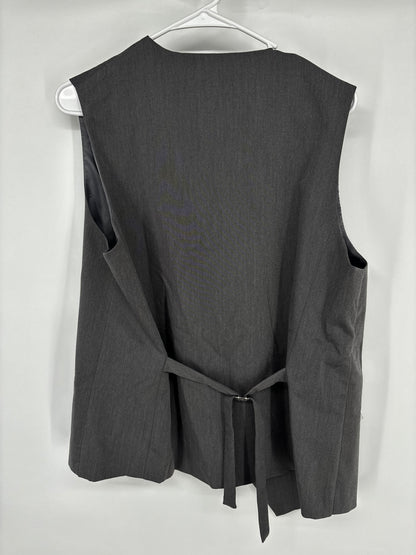 Men’s Dark Gray Suit Vest – Size L